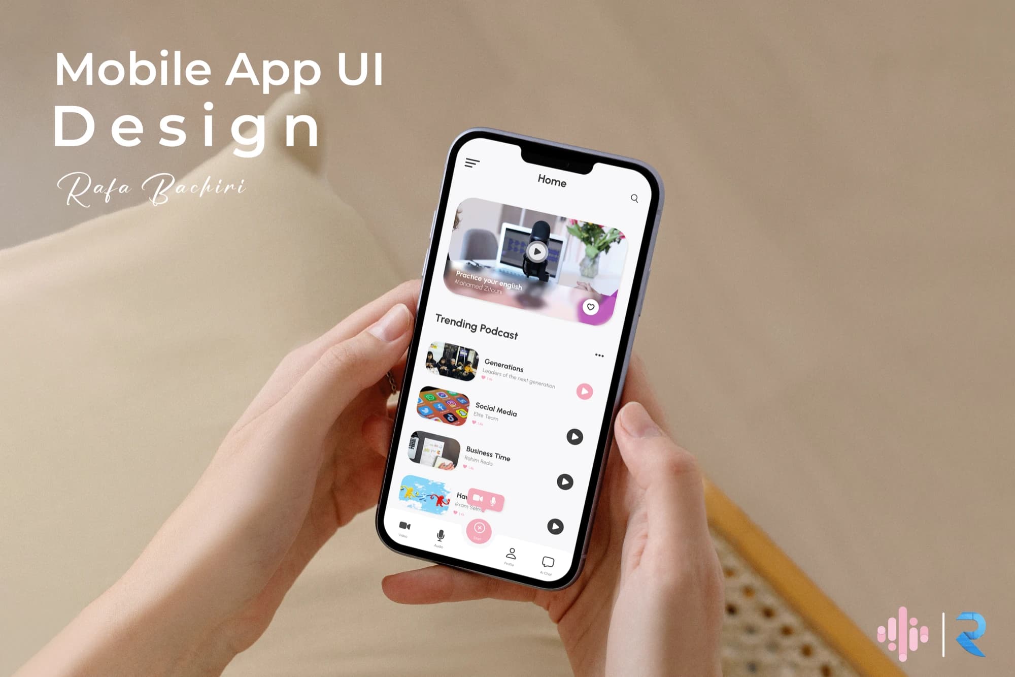 AccentFlow — Mobile App UI Design